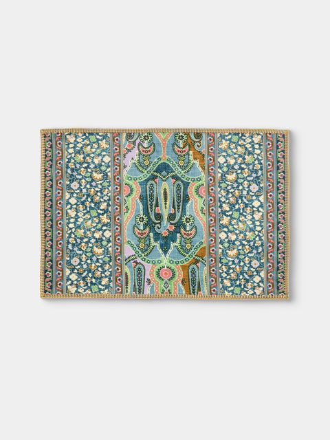 D'Ascoli - | Set of 4 | Nirvana Printed Linen Placemats - Multiple - ABASK - 