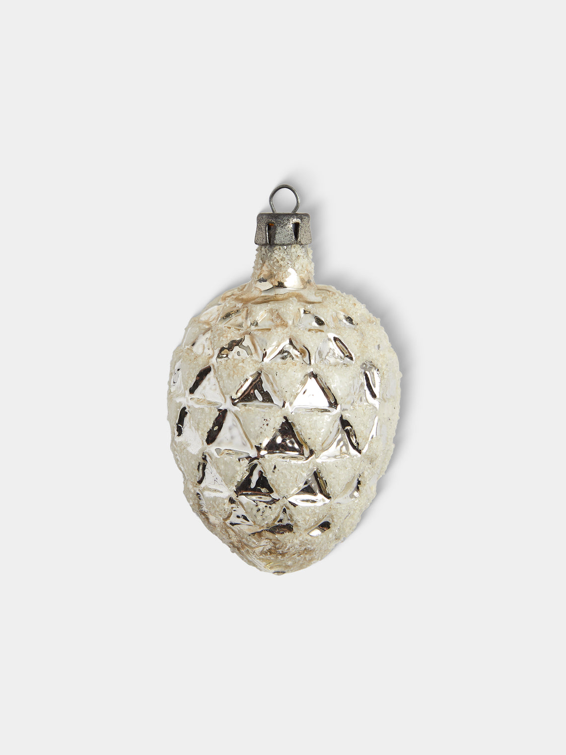 Antique and Vintage - Early-20th-Century Forest Glass Baubles (Set of 12) - Silver - ABASK