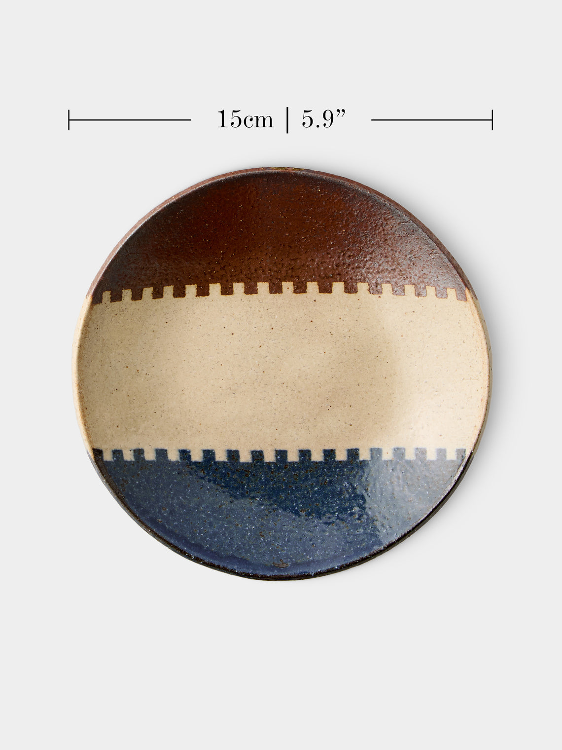 Makidani-gama - No. 3 Nerikomi Ceramic Plates – 6in/15cm (Set of 5) - Multiple - ABASK