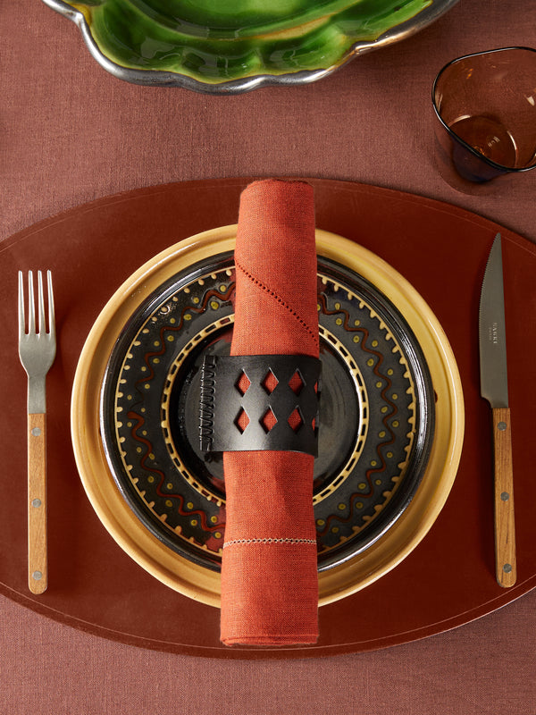 Poterie de Cliousclat - Hand-Painted Slipware Side Plates (Set of 4) -  - ABASK