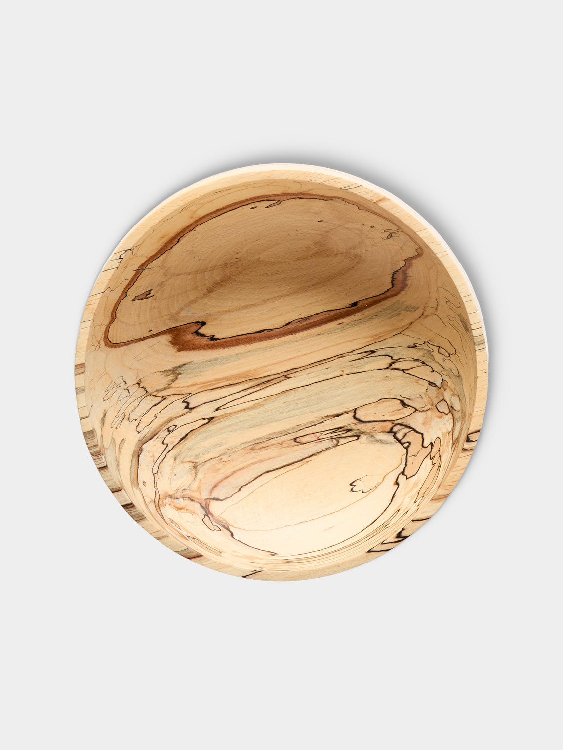Bird & Branch - Hand-Turned Spalted Beech Tall Bowl - Natural - ABASK