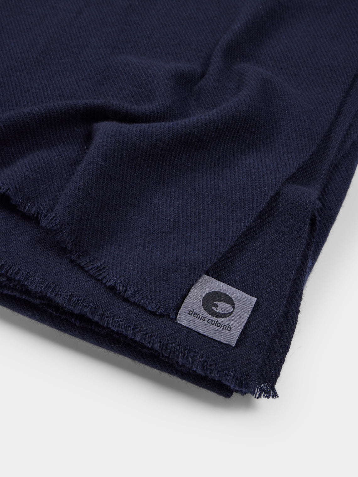 Denis Colomb - Cashmere Travel Blanket (78.5in/2m) - Navy - ABASK