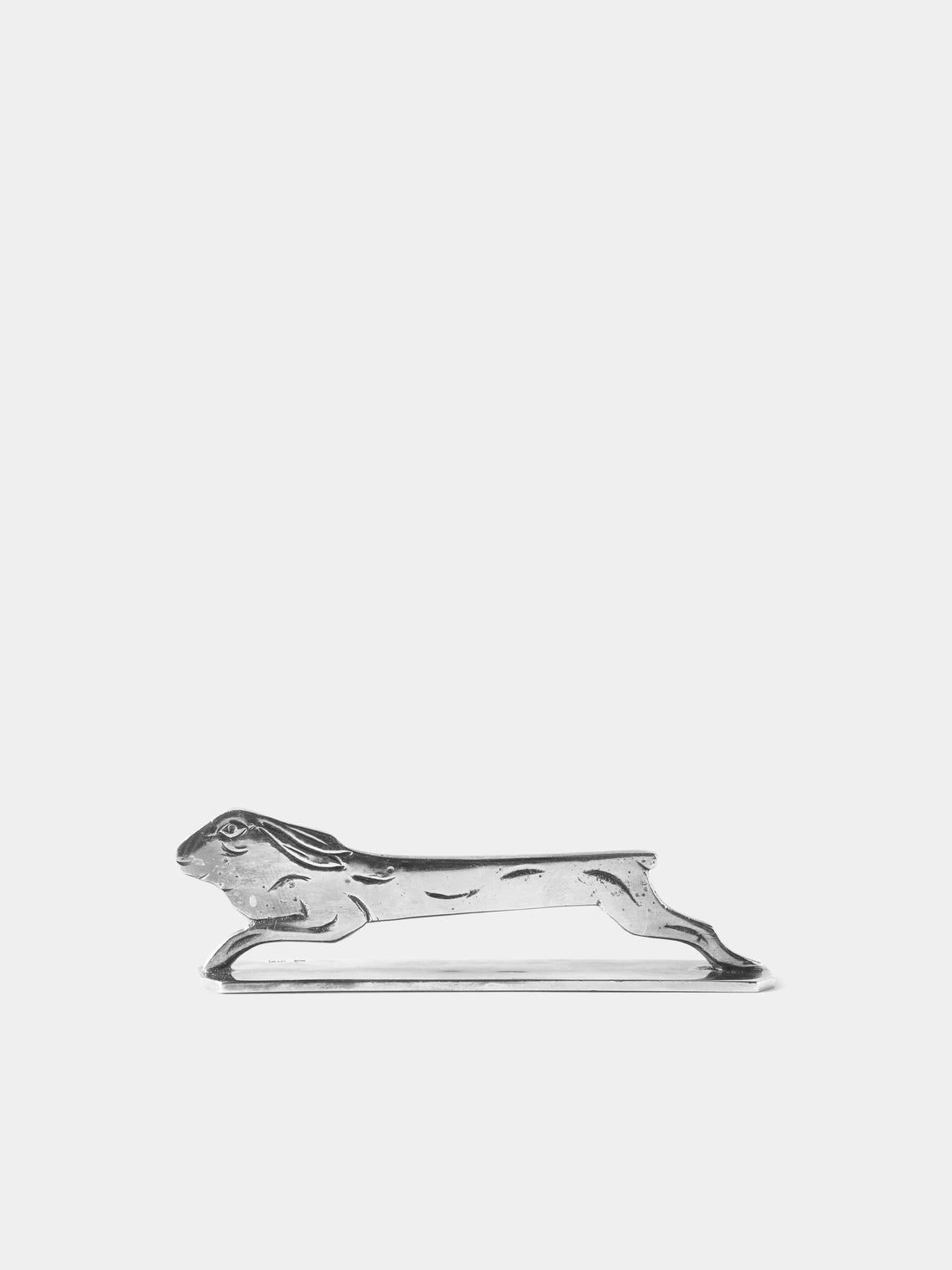 Antique and Vintage - Mid Century Silver Plated Animals Knife Rests (Set of 6) - Silver - ABASK