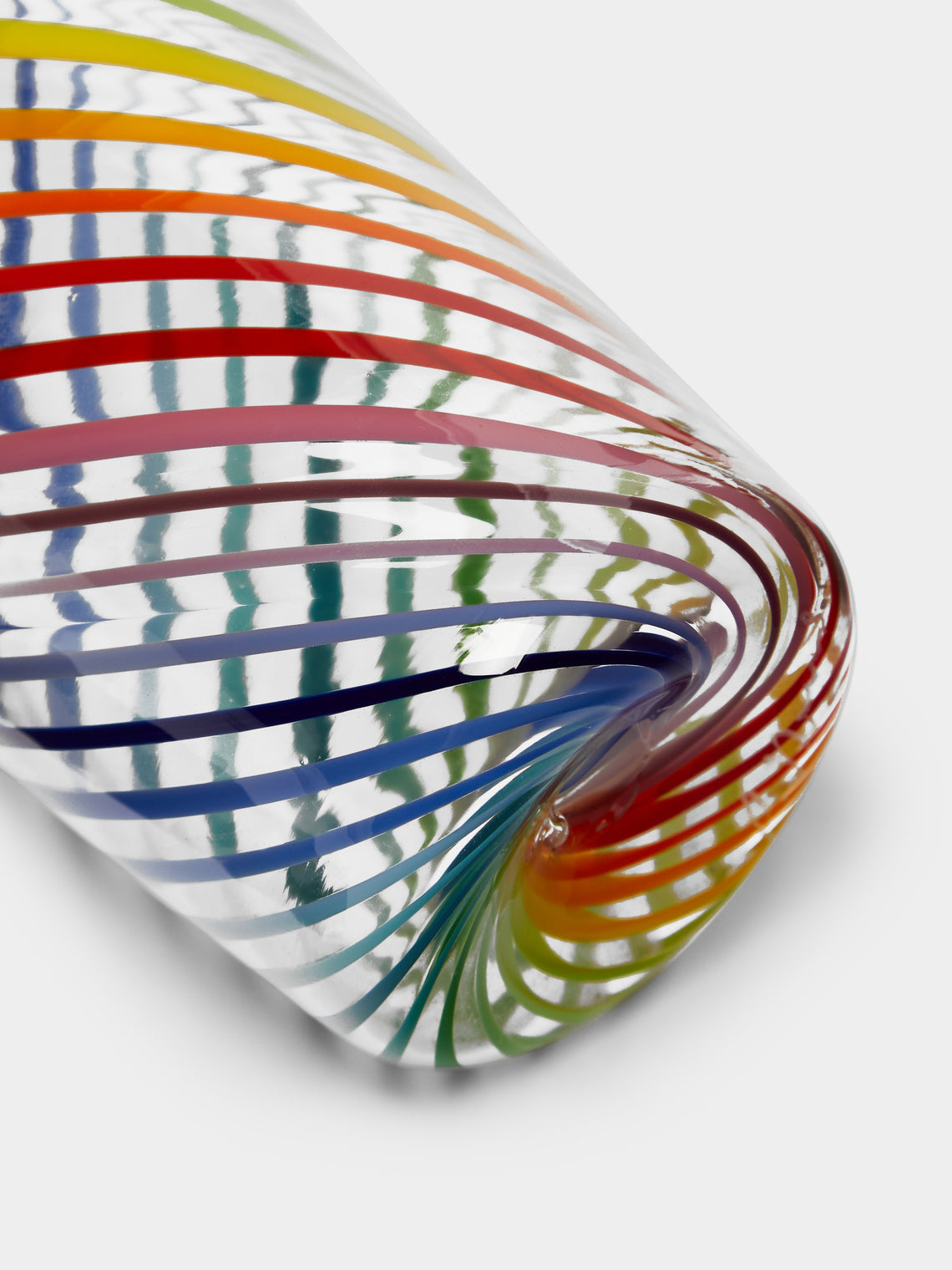 Pierrot Doremus - Twist Filigrane Hand-Blown Glass Highballs (Set of 4) - Multiple - ABASK