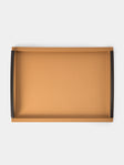 Pinetti - Academia Leather Tray (19.5in/50cm) - Beige - ABASK - 