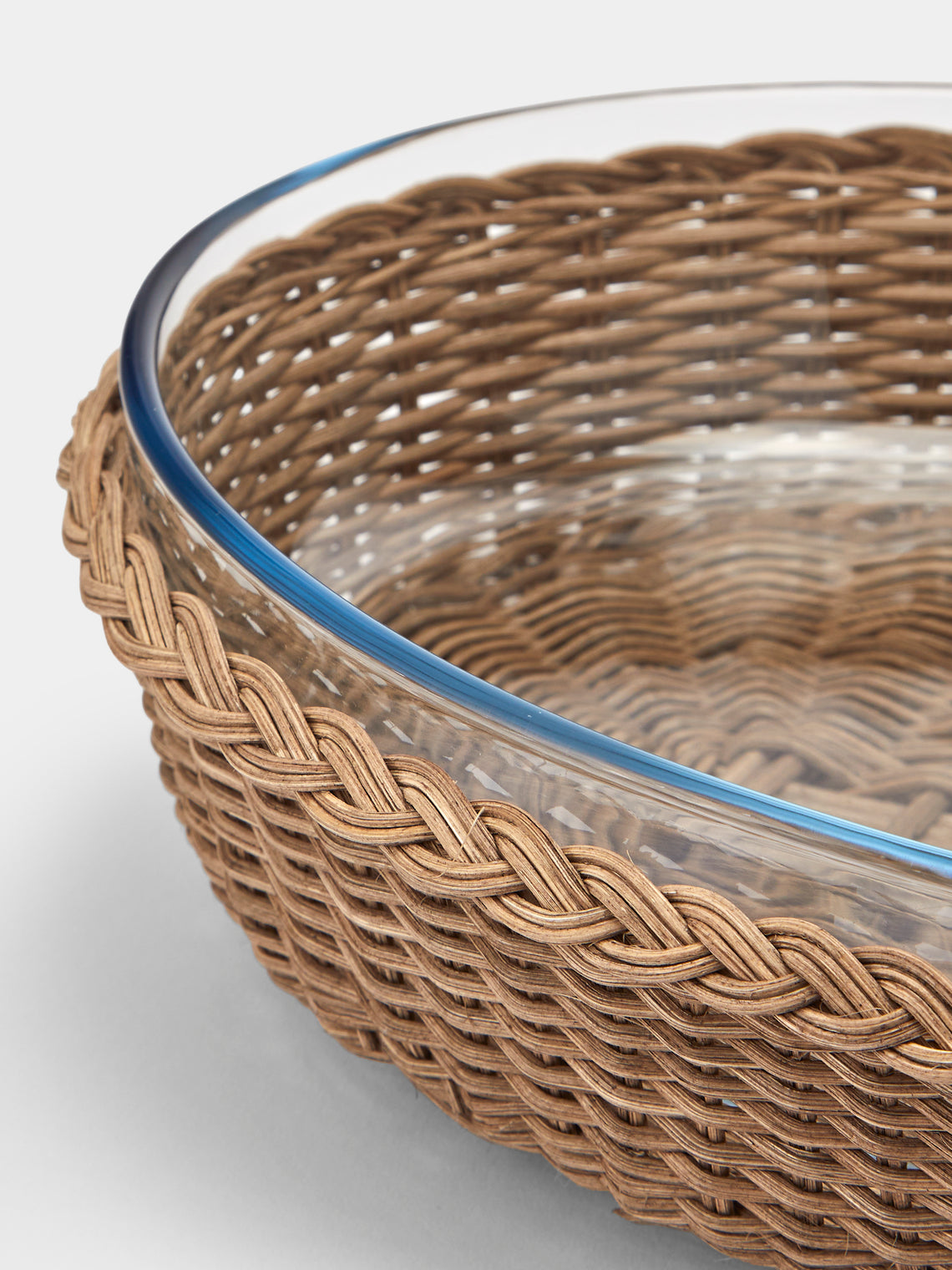 Pigment France - Lorraine Rattan Oval Baking Tray - Brown - ABASK