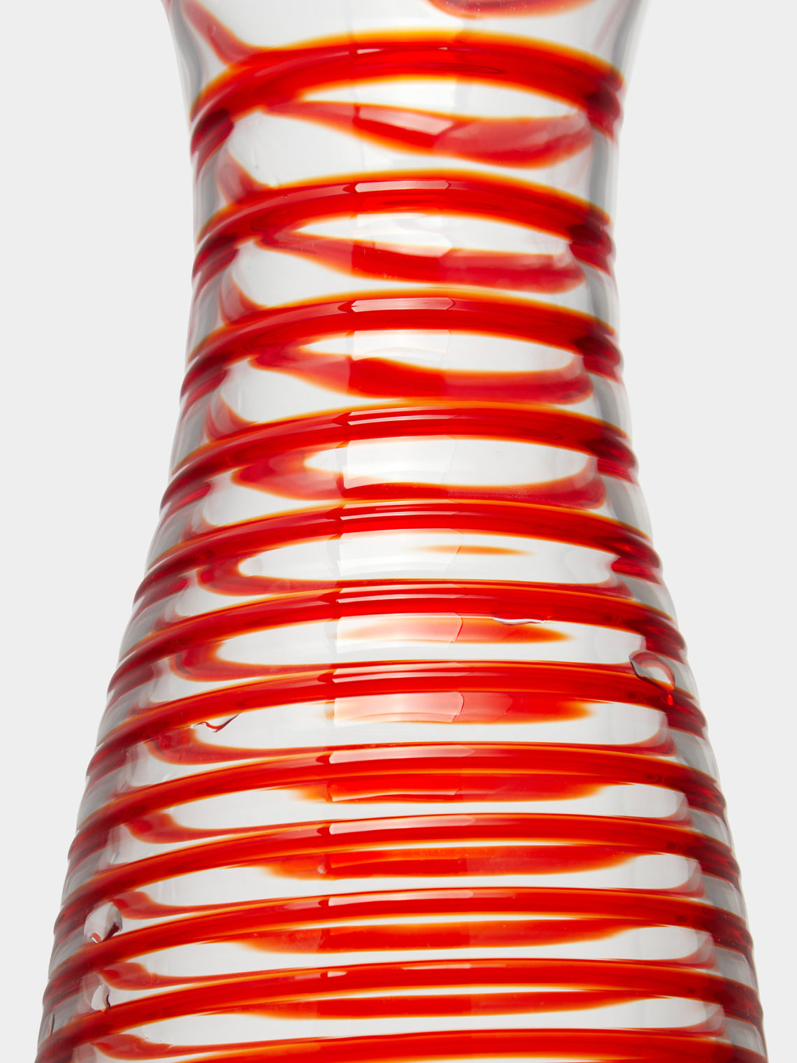 Carlo Moretti - Spiral Hand-Blown Murano Glass Decanter -  - ABASK