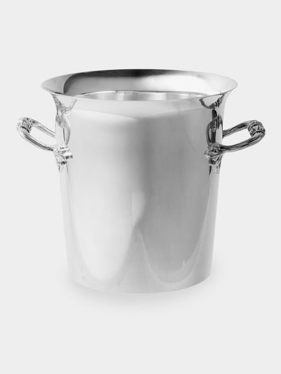 Antique and Vintage - Mid-Century Silver-Plated Champagne Bucket - Silver - ABASK - 
