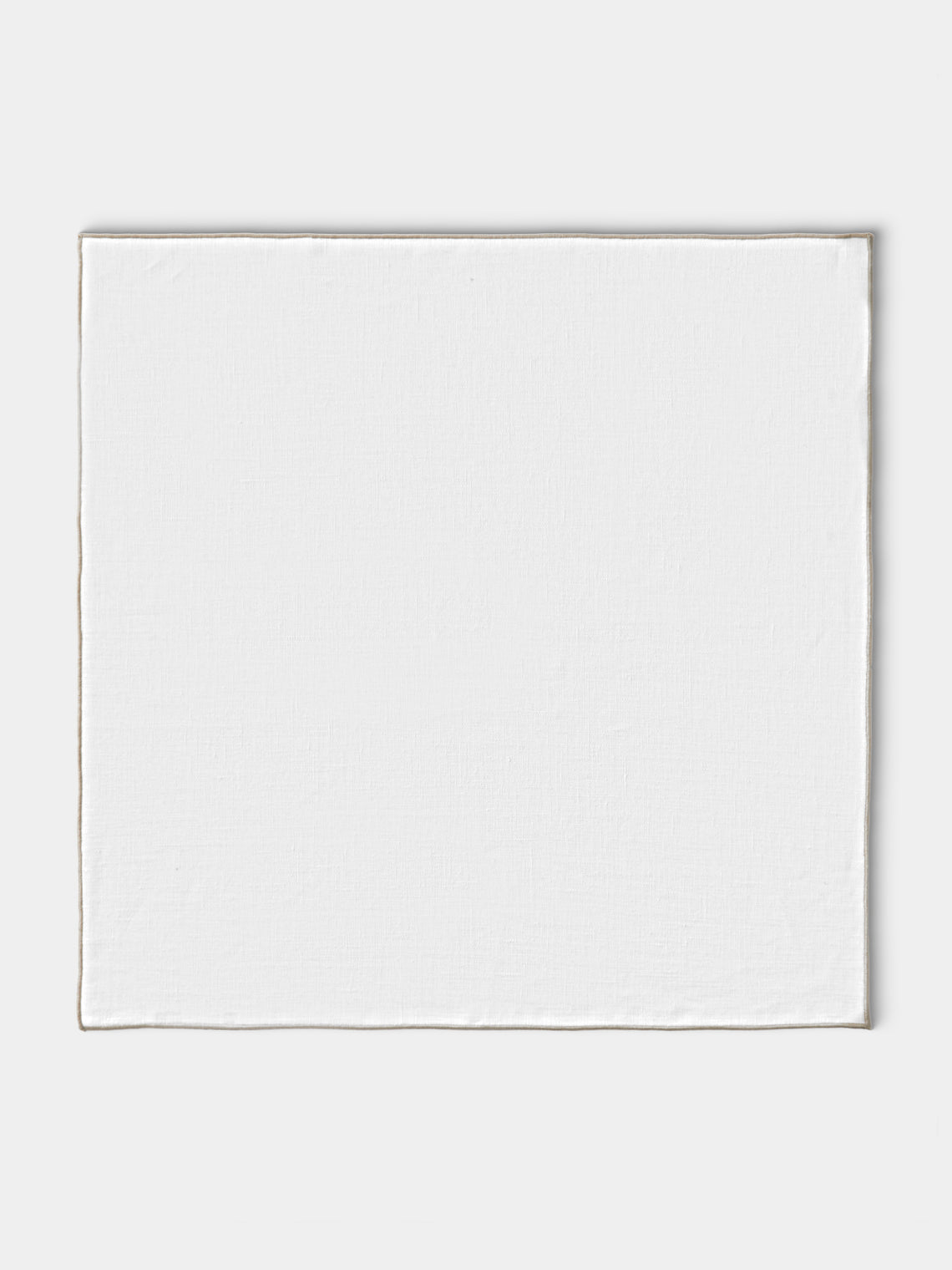 Borgo delle Tovaglie - Filo Linen Extra Large Napkins (Set of 4) - White - ABASK