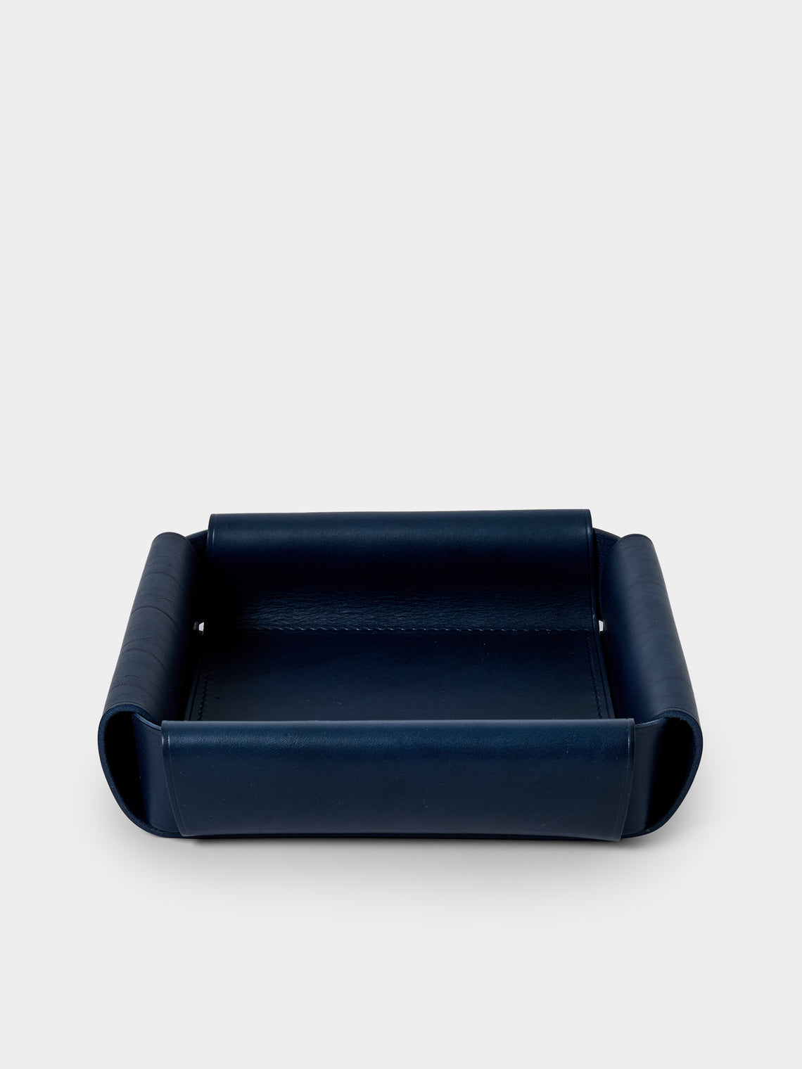 Otzi Studio - Assembly Leather Valet Tray (10in/26cm) - Blue - ABASK