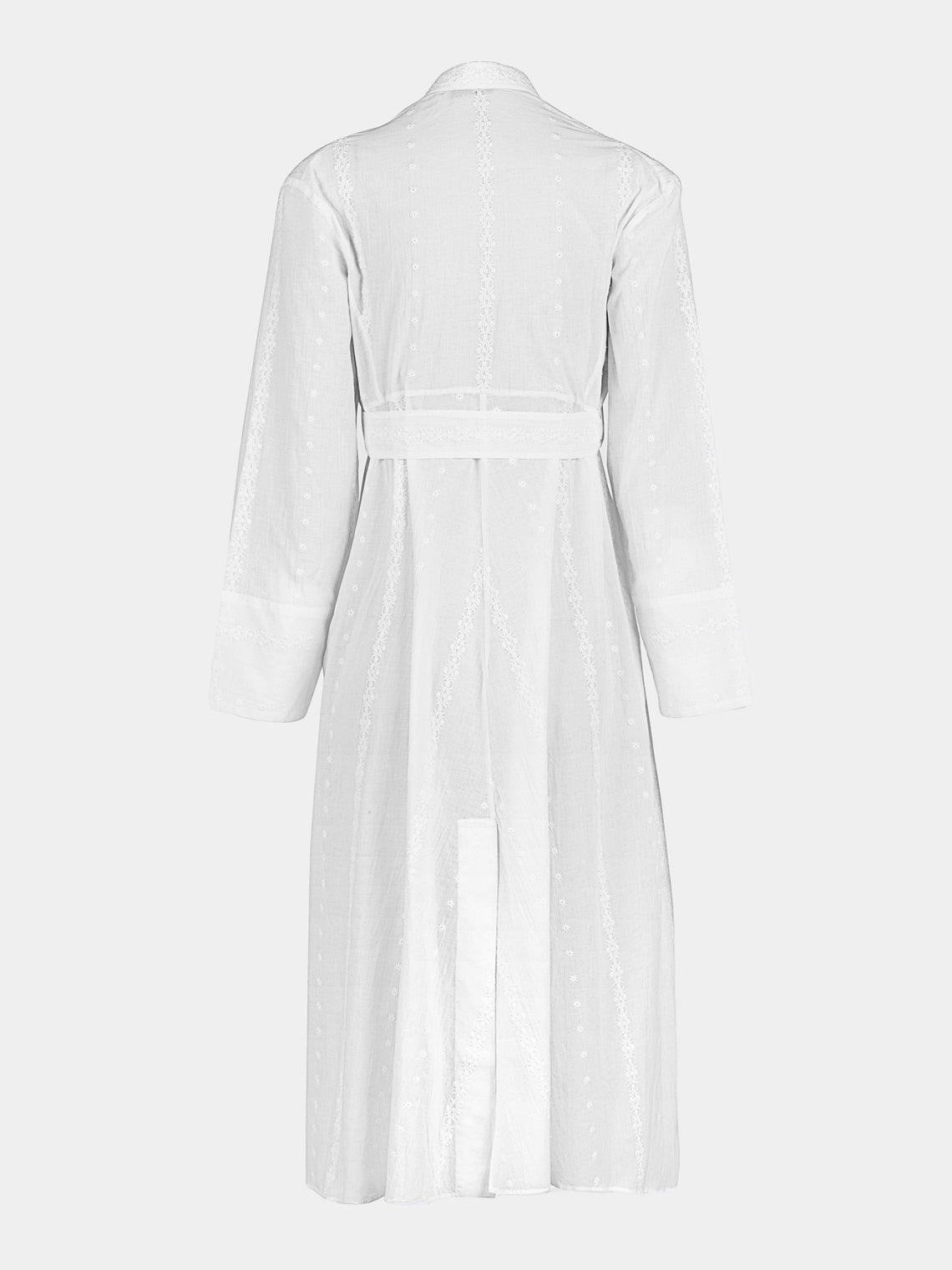 Thierry Colson - The Sacha Cotton Robe - White - ABASK