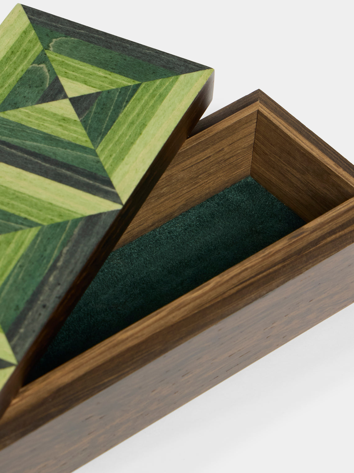 Kevin Stamper - Albers Wood Desk Box - Green - ABASK