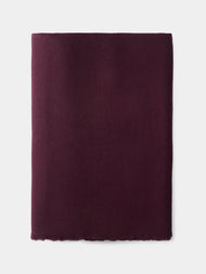 Denis Colomb - Cashmere Travel Blanket (78.5in/2m) - Burgundy - ABASK - 
