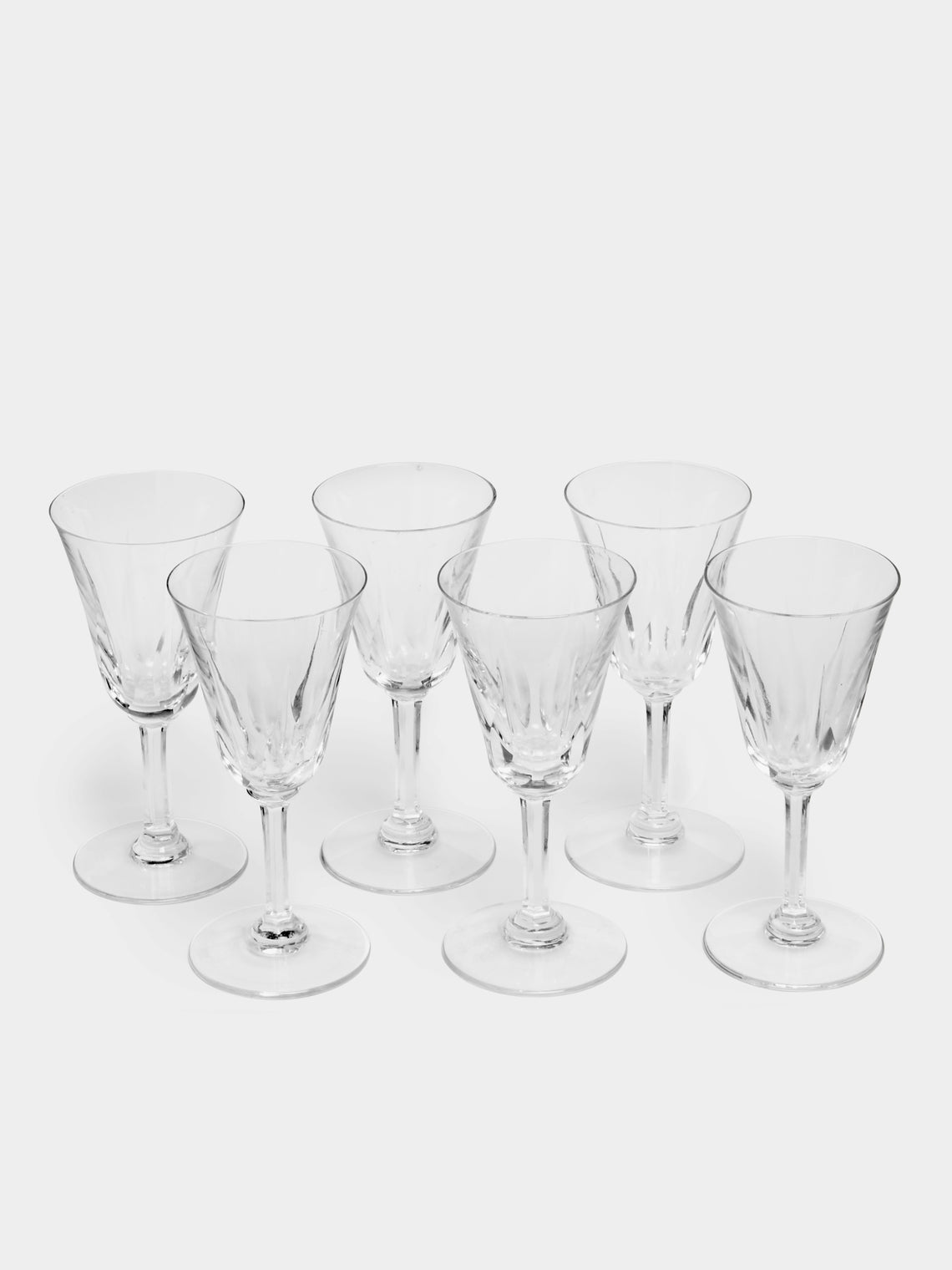 Antique and Vintage - 1920s Saint Louis Crystal Liqueur Glasses (Set of 6) -  - ABASK