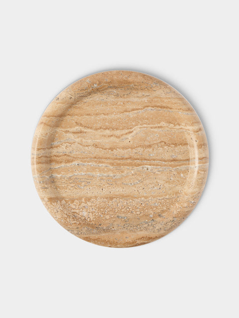 Anastasio Home - Wish Marble Tray (8in/20cm) - Beige - ABASK - 