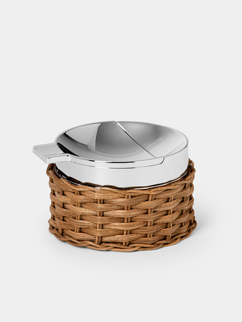 Pigment France - Toledo Rattan Ashtray - Brown - ABASK - 