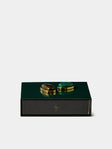 Droulers - Luce Brass and Resin Square Matchbox - Green - ABASK - 