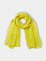 Frenckenberger - Cashmere Scarf | One Size - Yellow - ABASK - 