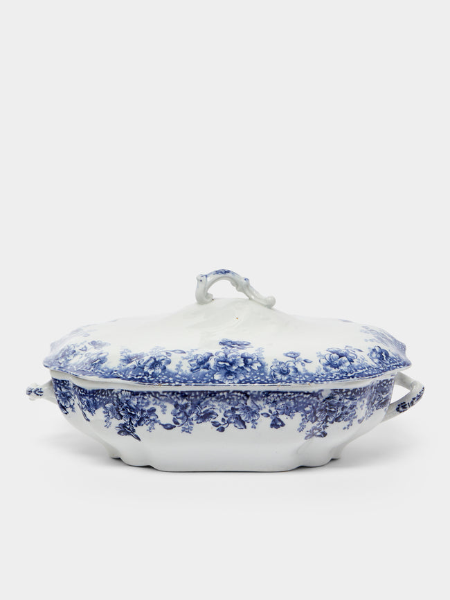 Antique and Vintage - 1900s Hand-Painted Ceramic Tureen -  - ABASK - 