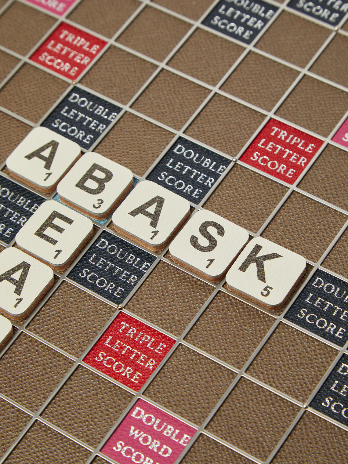 Geoffrey Parker - Leather Scrabble Set -  - ABASK