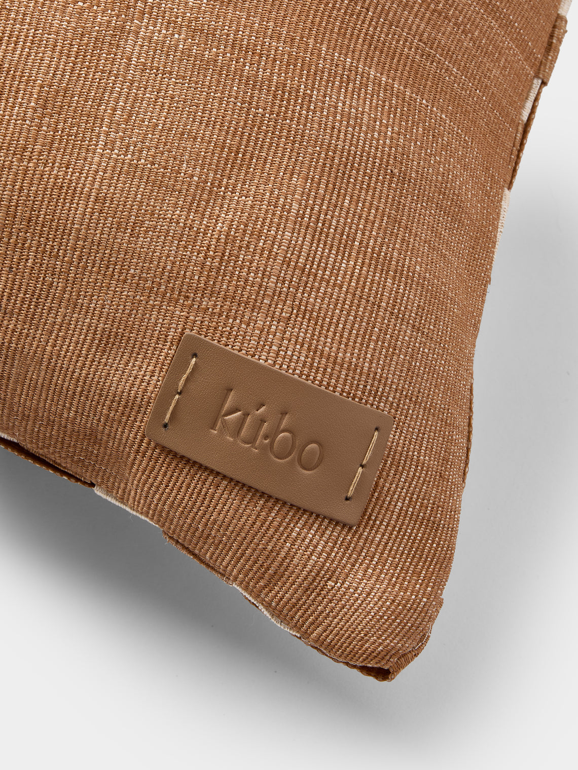 Kubo Curated - Z Weave T'nalak Cloth Cushion (19.5in/50cm) - Red - ABASK