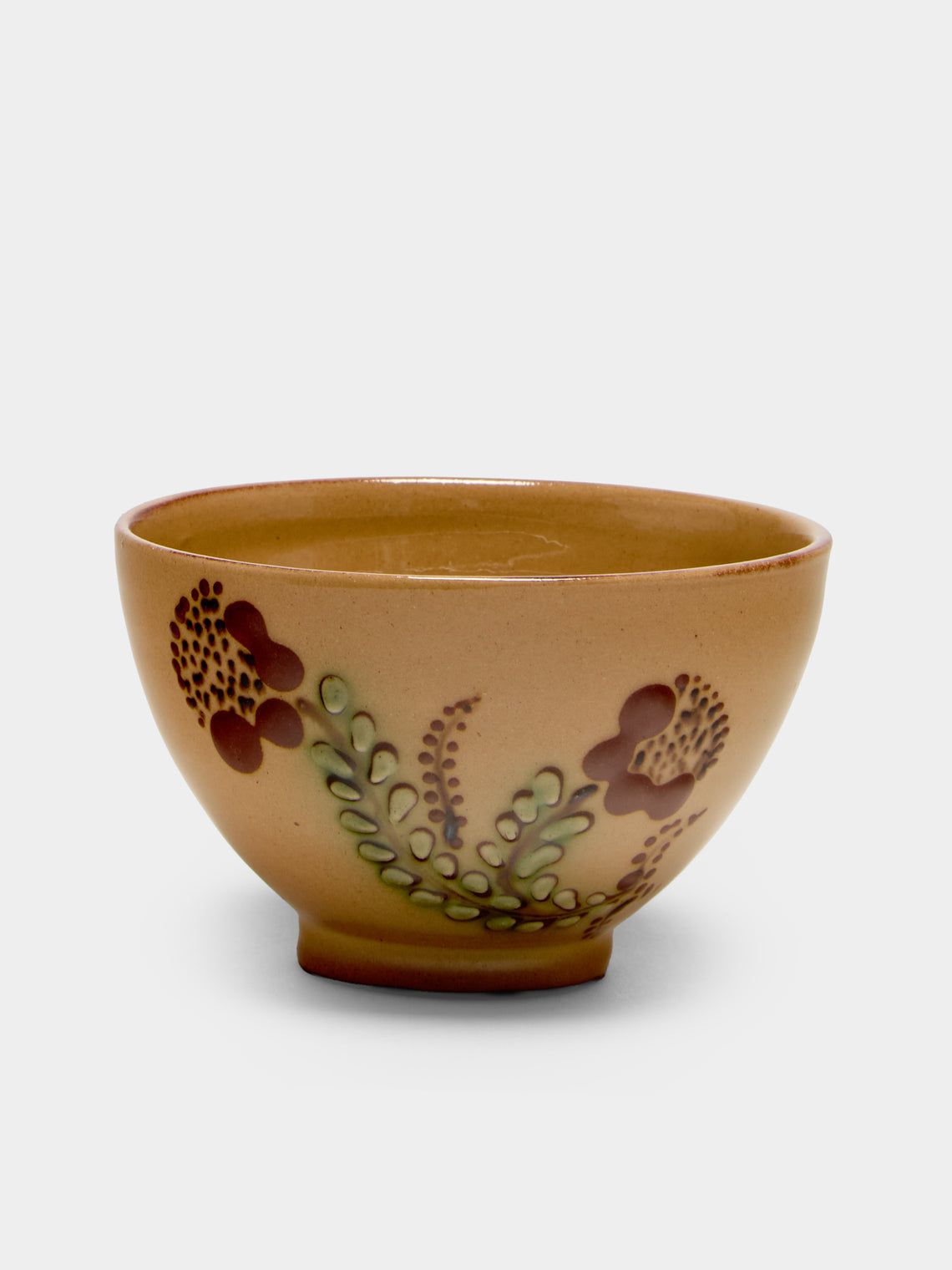 Poterie d’Évires - Flowers Hand-Painted Ceramic Petite Bowls (Set of 6) - Cream - ABASK