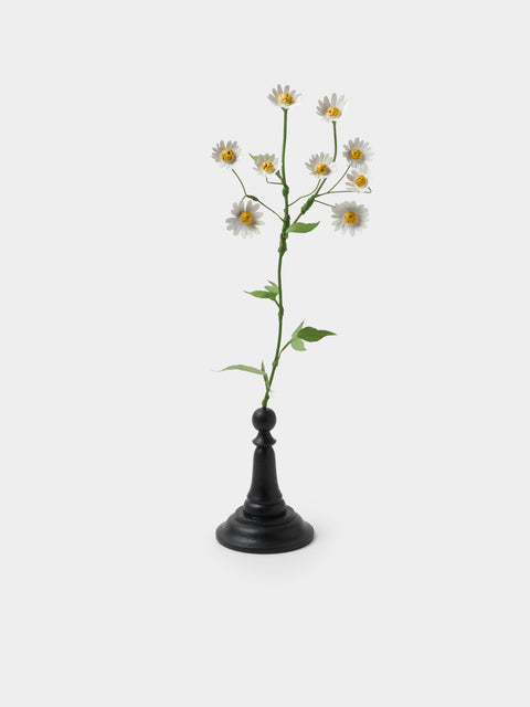 Erbavoglio Milano - Hand-Painted Copper Ornamental Flower - Blue - ABASK - 