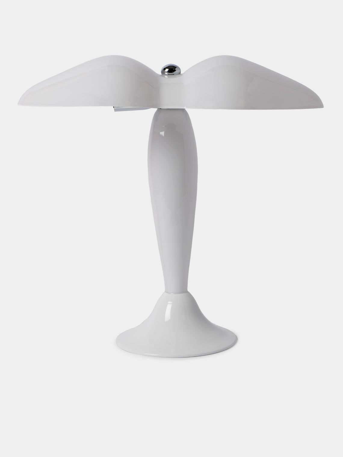 Carlo Moretti - Office Hand-Blown Murano Glass Table Lamp - White - ABASK - 