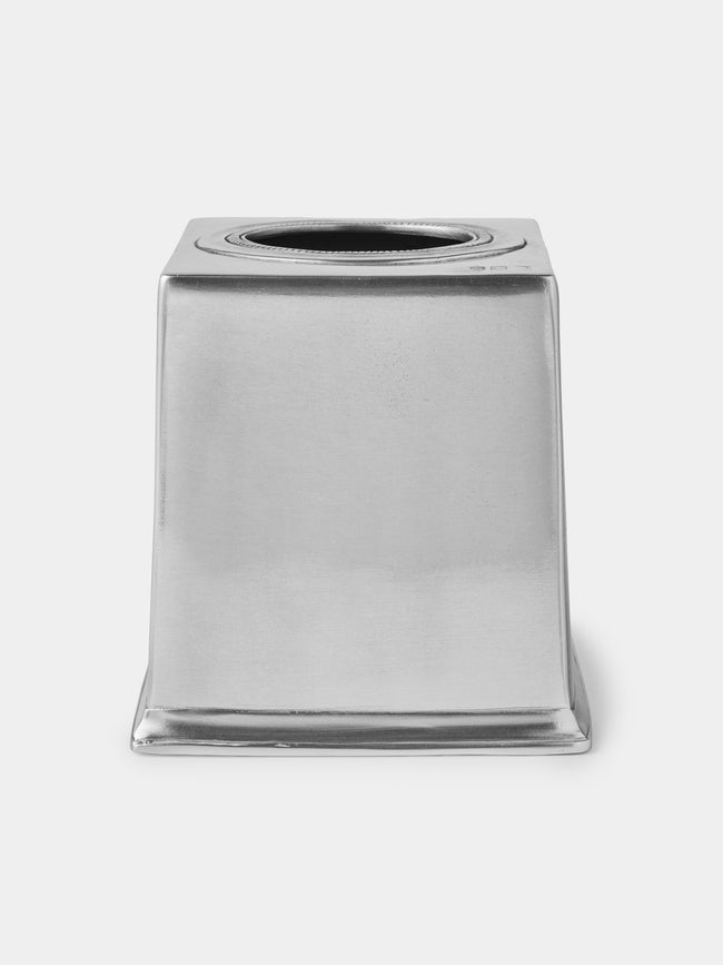 Cosi Tabellini - Toscana Pewter Tissue Box - Silver - ABASK - 