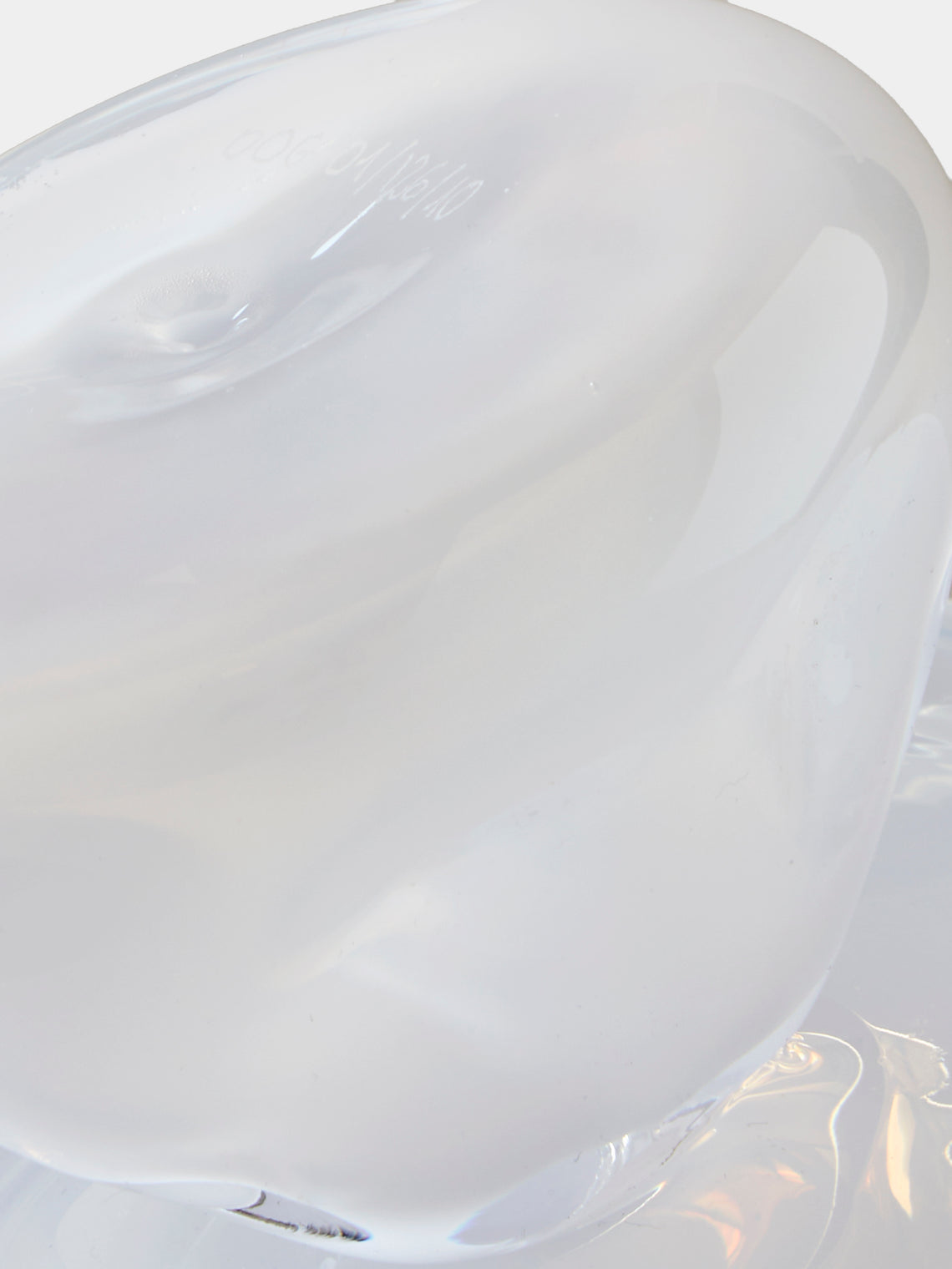 Oog Objects - 4 Hand-Blown Glass Vase (8in/21cm) - White - ABASK