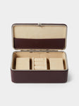 F. Hammann - Leather Large Jewelry Box - Burgundy - ABASK - 
