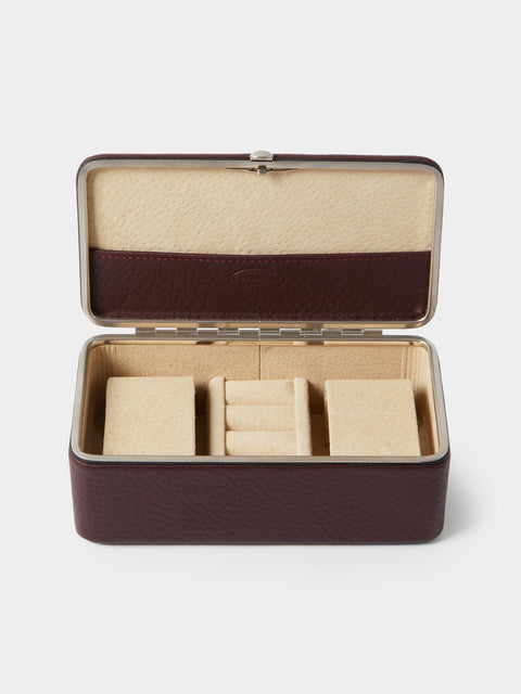 F. Hammann - Leather Large Jewelry Box - Burgundy - ABASK - 