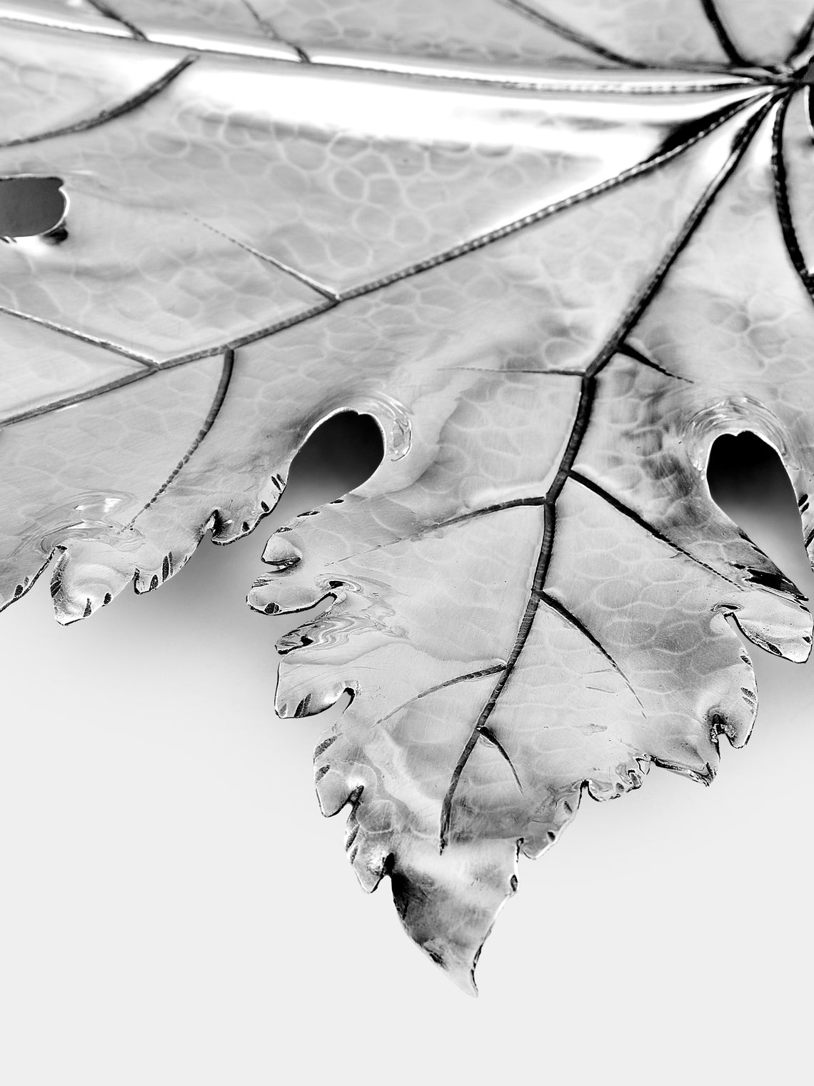 Antique and Vintage - 1970s Buccellati Solid Silver Maple Leaf - Silver - ABASK