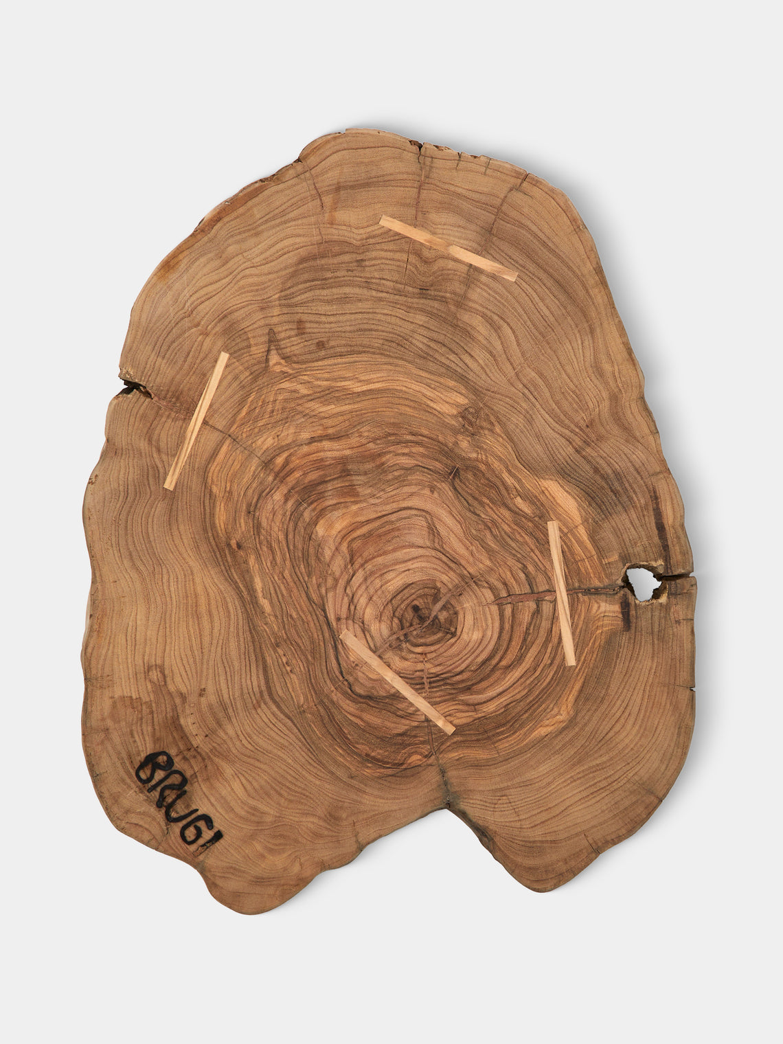 Art Brugi - Hand-Carved Olivewood Cheese Board - Brown - ABASK - 