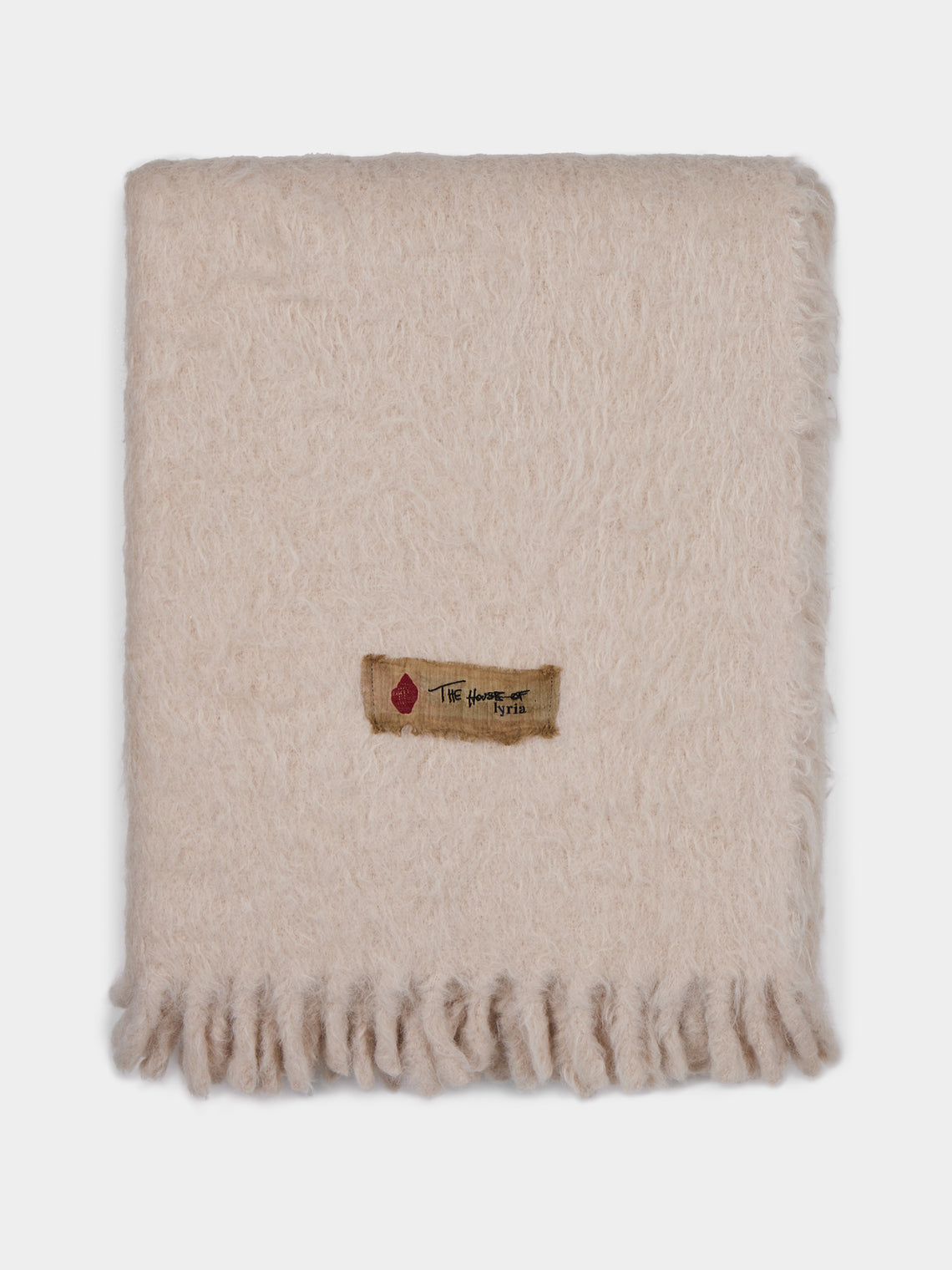 The House of Lyria - Moonlight Alpaca Throw (75in/1.9m) - Cream - ABASK - 