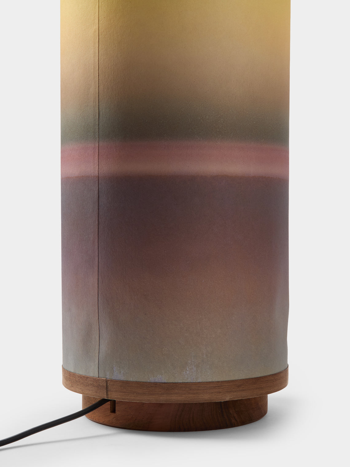 Maxime Prange - Torii Walnut and Washi Paper Large Table Lamp - Multiple - ABASK