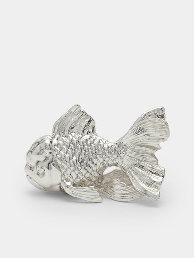 Objet Luxe - Oranda Silver-Plated Chopstick Rests (Set of 4) - Silver - ABASK - 