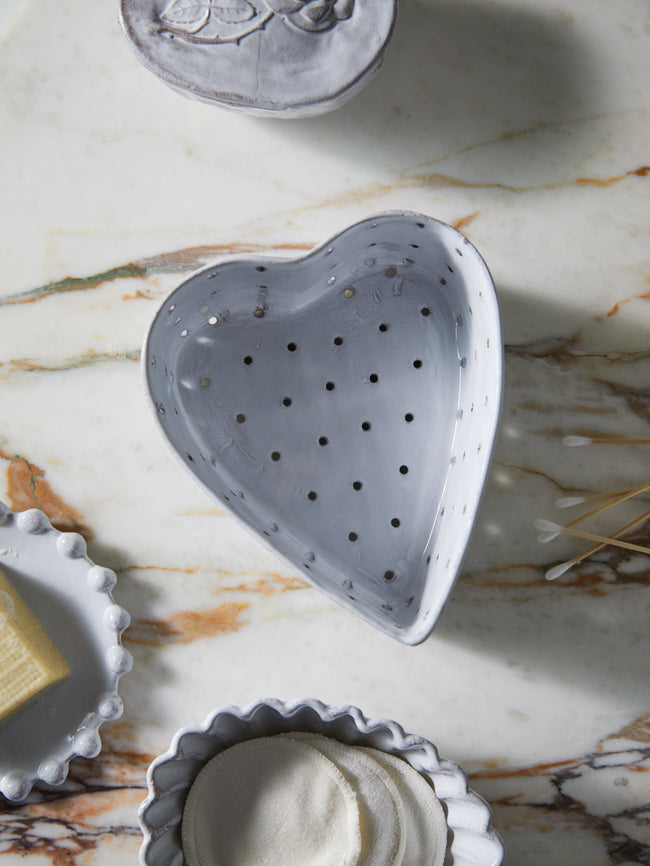 Astier de Villatte - Perforated Heart Dish -  - ABASK