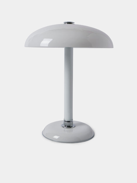 Carlo Moretti - Snodo Hand-Blown Murano Glass Table Lamp - White - ABASK - 