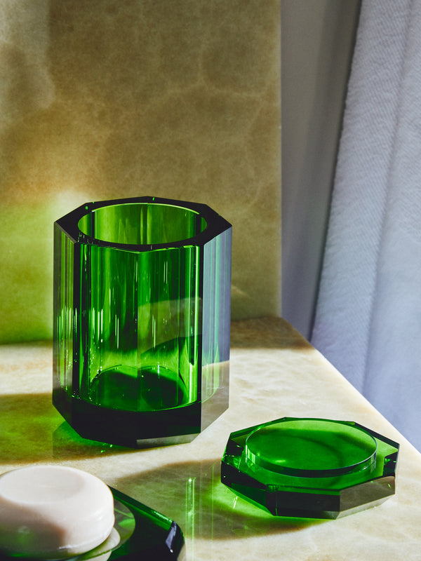 Decor Walther - Cut Crystal Lidded Jar -  - ABASK