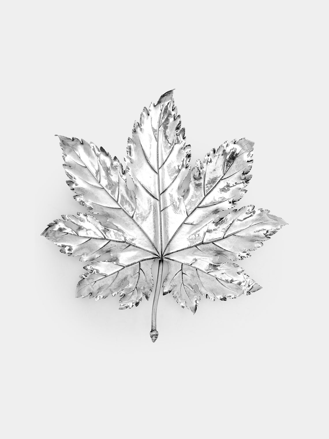 Antique and Vintage - 1970s Buccellati Solid Silver Maple Leaf - Silver - ABASK