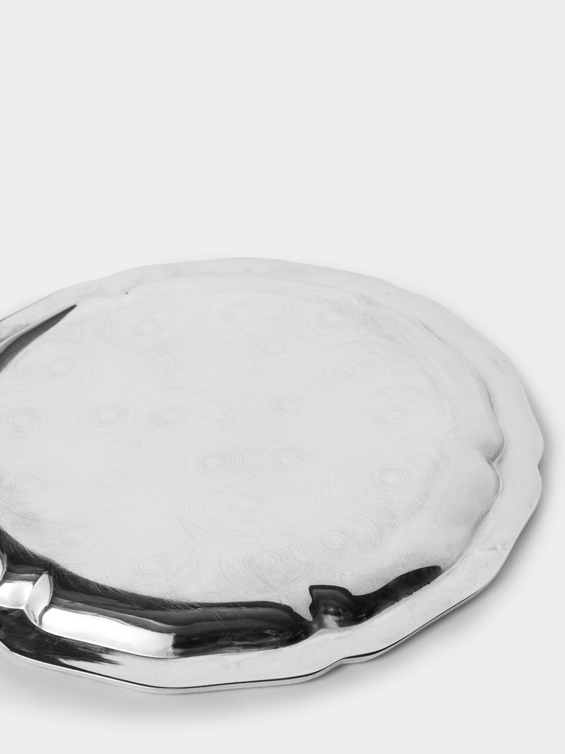 Antique and Vintage - 1950s Silver-Plated Bottle Coasters (Set of 8) - Silver - ABASK