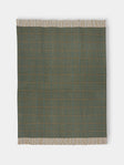 Johnstons of Elgin - Tweed Wool Throw (75in/1.9m) - Green - ABASK - 