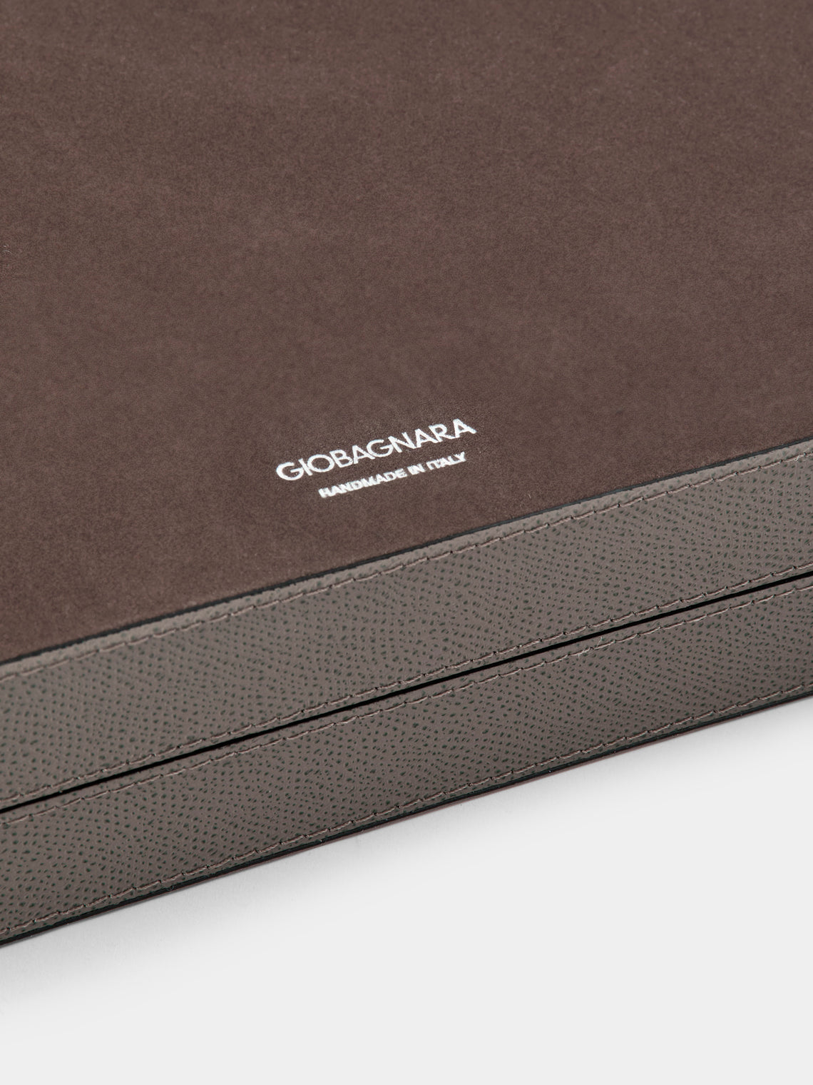 Giobagnara - Leather Backgammon Set - Brown - ABASK