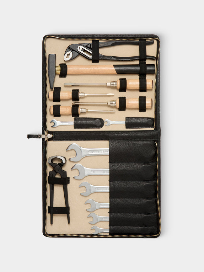 F. Hammann - Leather Large Toolkit - Black - ABASK - 