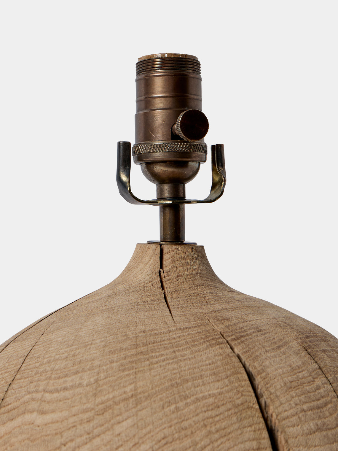 Jamie Gaunt Designs - No. 3 Ball Natural Oak Table Lamp - Natural - ABASK