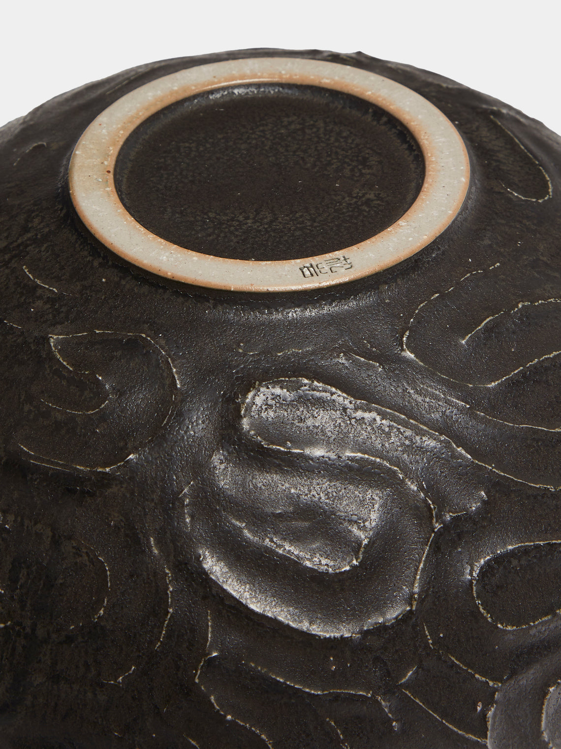 Lee Song-am - Hand-Thrown Stoneware Vase (8.5in/22cm) - Black - ABASK