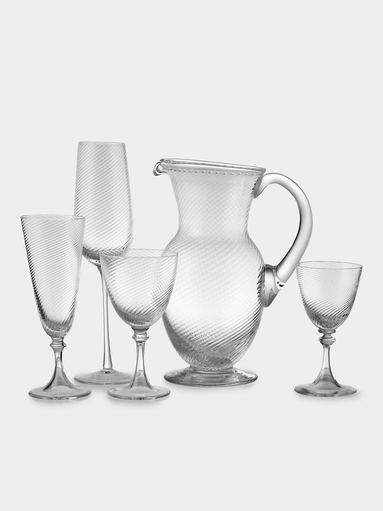 NasonMoretti - Torse Hand-Blown Murano Glass Collection - Clear - ABASK