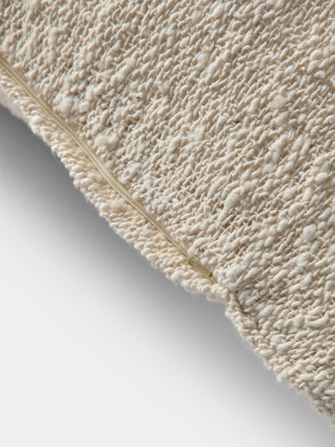 Valentina Hoyos - Cotton Cushion (23.5in/60cm) - Natural - ABASK