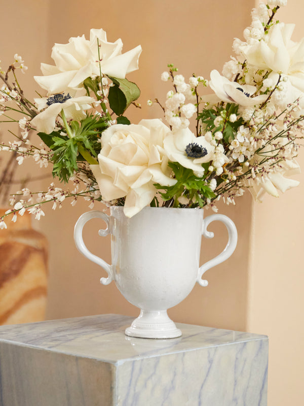 Astier de Villatte - Folk Hand-Glazed Ceramic Vase -  - ABASK